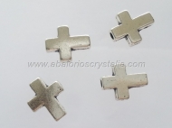 5 CRUCES PLATA ANTIGUA 15x12x5mm