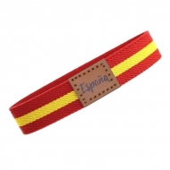 Pulsera elstica bandera de Espaa clsica