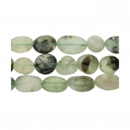 Tira de piedras forma irregular Prehnita 8-10mm 35 uds.